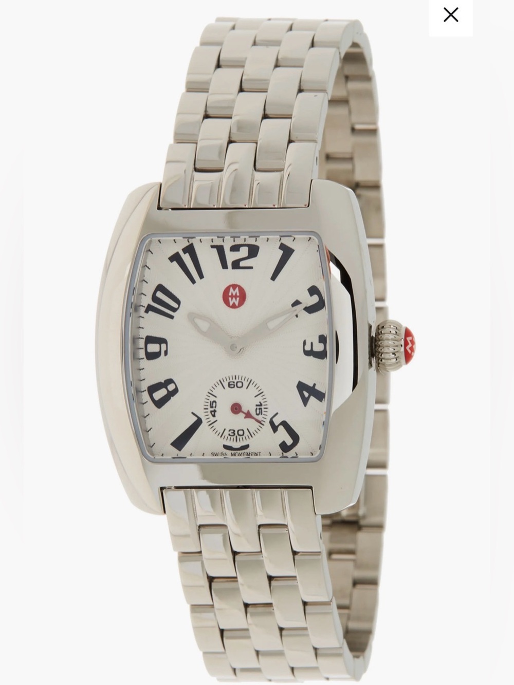 Michele Urban Mini Stainless Steel Silver Women’s Bracelet Watch